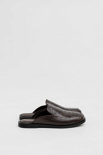 Mule classic croc choco
